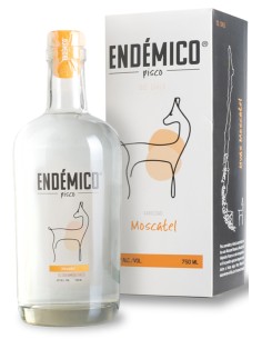 Pisco Endemico 40º Moscatel 750cc