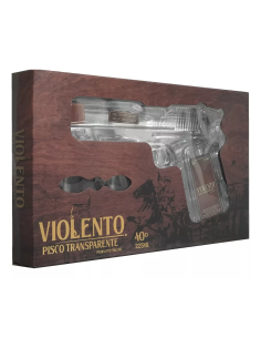 Pisco Violento 40° Transparente 225ml 2