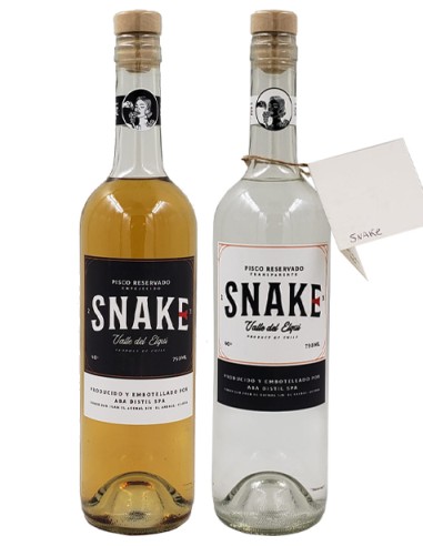 Pack Familia Pisco Snake 40° 750cc