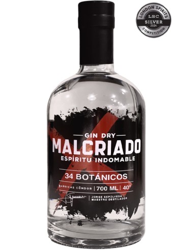 Gin Dry Malcriado 40º 700cc