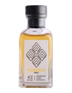 Pisco Mini Fuegos 40º Envejecido 50cc