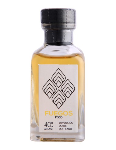 Pisco Mini Fuegos 40º Envejecido 50cc