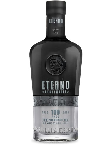 Pisco Eterno Centenario 40° Transparente 750cc