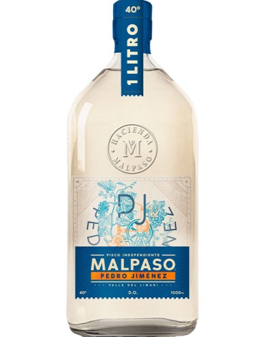 Pisco Mal Paso 40º Pedro Jimenez 1000cc