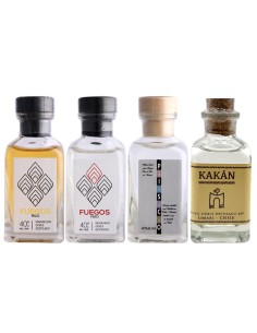 Pack Pisco Mini ABA - Fuegos - Kakan 40° 50cc