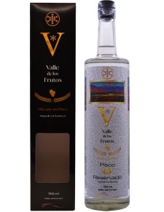 Pisco Valle de los Frutos 40° 750cc Transparente