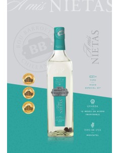 Pisco Bou Barroeta, A mis Nietas 35º 750cc 2